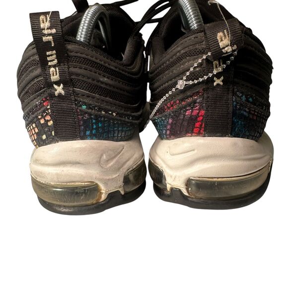 Nike Air Max 97 Rainbow Snake Athletic Sneakers Women Size 11 Colorful Punk - Picture 5 of 7